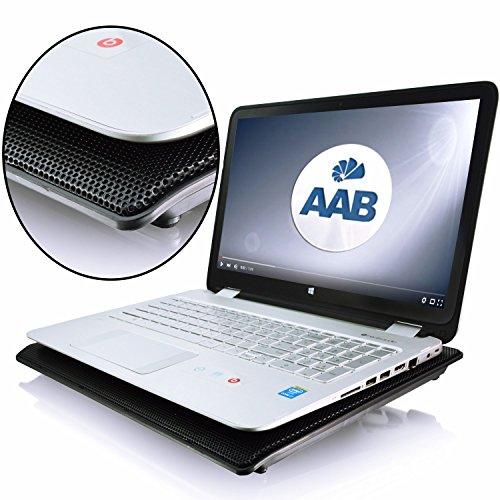 AAB Cooling AABCOOLING nešiojamojo kompiuterio aušinimo stovas su 5 ventiliatoriais ir USB, NCO084