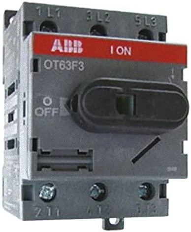 ABB jungiklis OT63F3 63A 3P be veleno ir rankenos 1SCA105332R1001