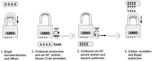 ABUS kombinuotas užraktas SL 5 180IB/50HB63