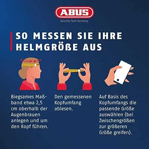 ABUS AirBreaker aksominės juodos spalvos L