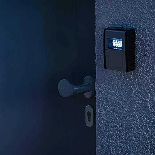 Kodinė raktų dėžutė–saugykla ABUS KeyGarage 787 BIG LED, sidabrinė