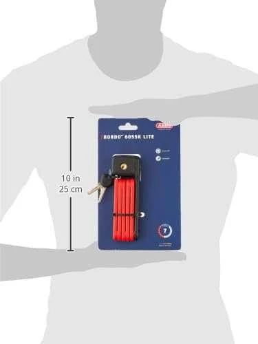 Spyna Abus Bordo Lite Mini 6055K/60 raudona