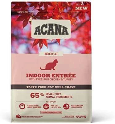 ACANA Indoor Entree Cat sausas maistas katėms 1,8kg