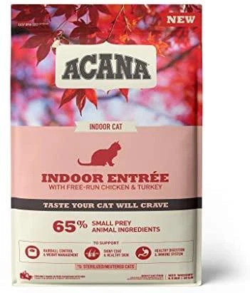 ACANA Indoor Entree Cat sausas maistas katėms 4,5kg