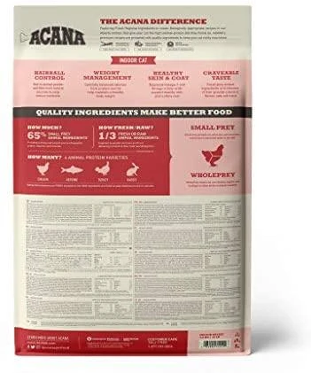 ACANA Indoor Entree Cat sausas maistas katėms 4,5kg