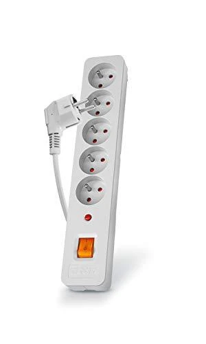 HSK DATA acar X5 Pilkas 5 kintamosios srovės lizdas (-ai) 230 V 1,5 m