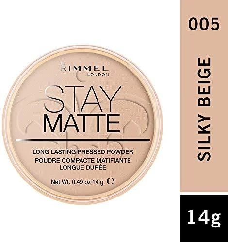 Rimmel London "Rimmel Stay Matte" presuota pudra 005 Silky rusvai gelsvas