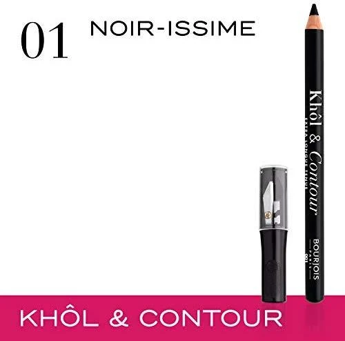 "Bourjois" akių pieštukas "Khol Contour 001 Juodas