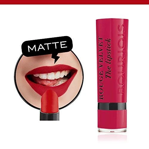 BOURJOIS Paris Rouge Velvet Lūpų dažai Moterims 2,4 g, 09 FUCHSIA BOTTÉ