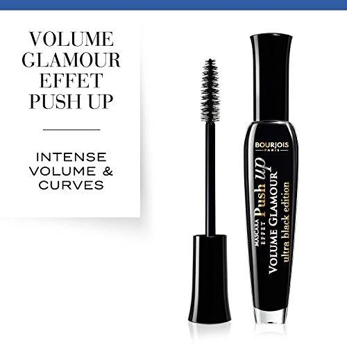 "Bourjois Volume Glamour Push Up" blakstienų tušas "Ultra Juodas