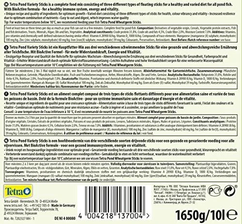 „Tetra Pond Variety Sticks“ tvenkinio trąšos, 10 l – kibiras (396410)