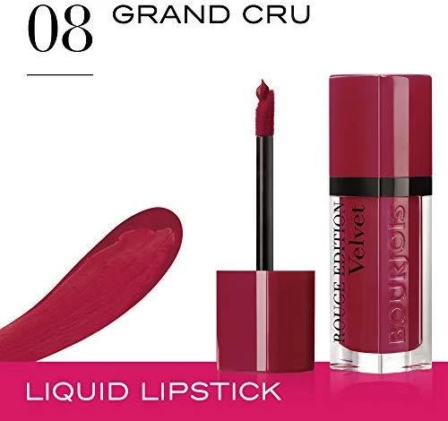 Bourjois Paris Rouge Edition Velvet Skysti lūpų dažai, 7,7 ml, spalva - 08 Grand Cru