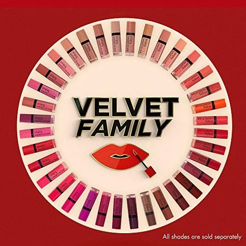 BOURJOIS Paris Rouge Edition Velvet Lūpdažis Moterims 7,7 ml, 20 POPPY DAYS