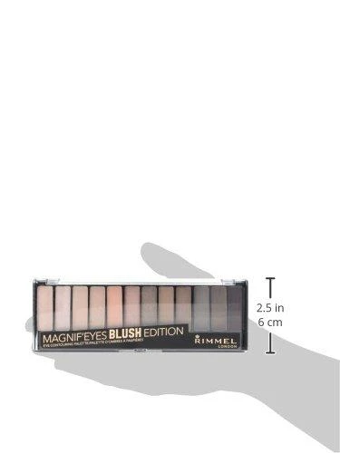 Rimmel London "Rimmel Magnif'eyes" akių šėšėlių paletė Blush Edition 002