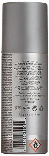 BOSS Bottled dezodoranto kitoji pusė su ingredientais