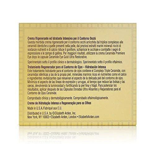 "Elizabeth Arden Ceramide Premiere" intensyviai drėkinantis ir regeneruojantis akių kremas 15ml