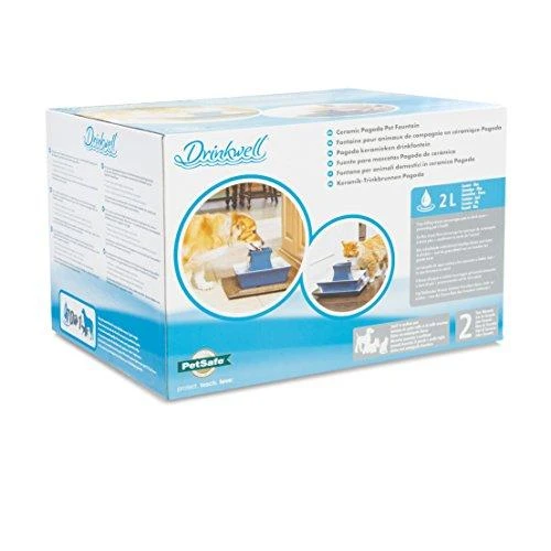 PetSafe Drinkwell Pagoda Mėlynas fontanėlis girdykla šunims ir katėms 2L