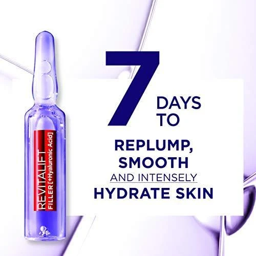 L'Oréal Paris Revitalift Filler HA 7 Day Cure abu motininiai serumai, 9,1 ml