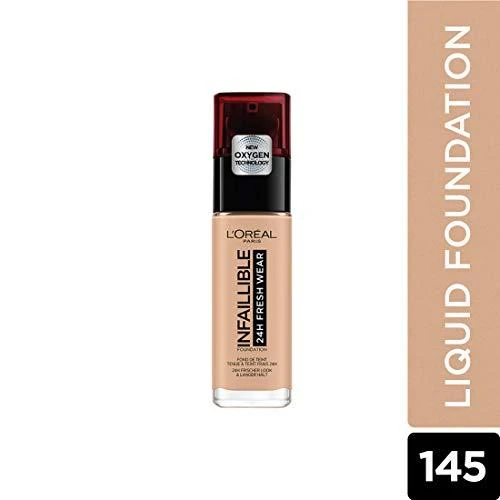 L´Oréal Paris Infaillible 24H Fresh Wear makiažo pagrindas 30 ml (145 Rose Beige)