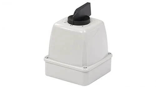 Elektromet kumštelio jungiklis L-0-P 3P 25A IP44 lenkimas 25-43 korpuse (922529)