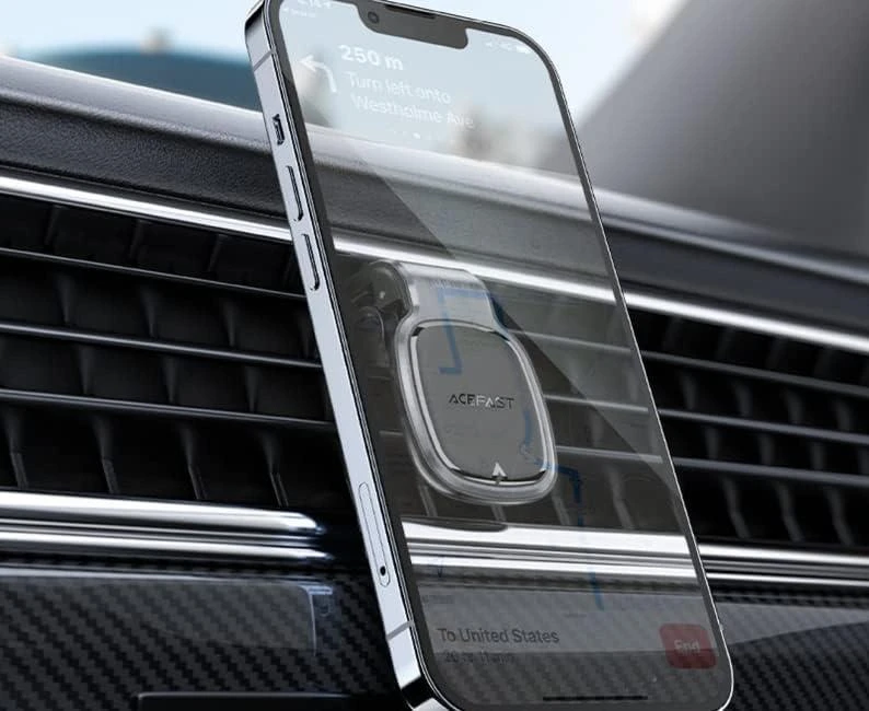 Automobilinis telefono laikiklis Acefast D16, tvirtinamas ant ventiliacijos grotelių, magnetinis