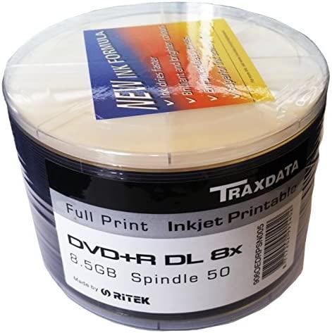 Traxdata DVD + R DL 8,5 GB 8x50 vienetų (906OEDRPSN005)