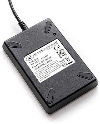 ACS Magnetinių kortelių skaitytuvas (ACR1252U), USB, Juodas