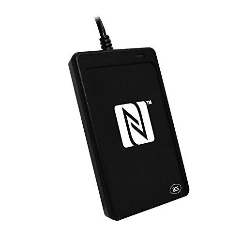 ACS Magnetinių kortelių skaitytuvas (ACR1252U), USB, Juodas