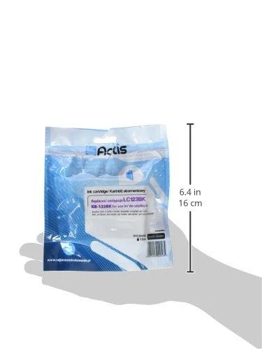 Rašalo Kasetė - Actis KB-123Bk Suderinama su Brother LC123BK 15 ml Juoda