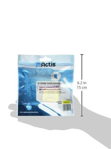 Rašalo Kasetė - Actis KB-123Y / Geltona 10 ml