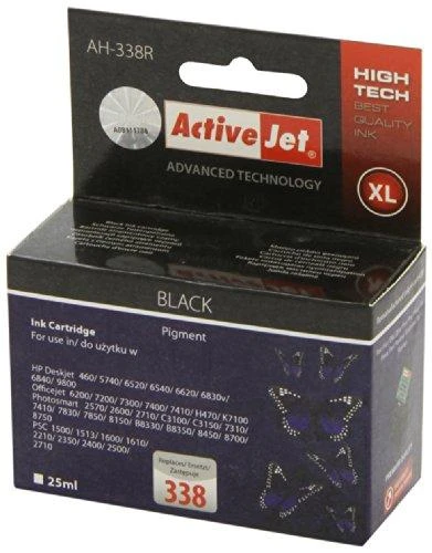 Spausdintuvo Kasetė - Activejet AH-338R Juoda 25 ml