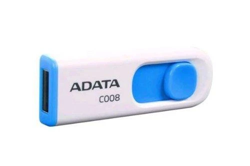 Ištraukiamas atmintukas Adata C008 32GB Baltas/mėlynas
