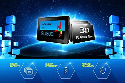 ADATA Ultimate SU800 128 GB, SSD form factor 2.5", SSD sąsaja SATA, Skaitymo greitis 560 MB/s, Rašymo greitis 300 MB/s