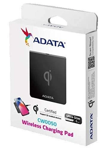 ADATA CW0050 Qi Wireless charger juodas 5W