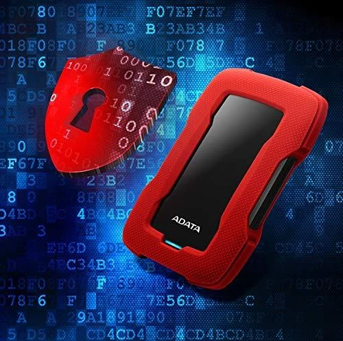 ADATA HD330 1000 GB, 2.5", USB 3.1, Raudona