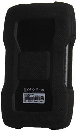 ADATA HD330 | 2000 GB | 2,5 colio | USB 3.1 | Juodas | Itin plonas ir didelė talpa patvariam HDD, trys unikalios spalvos su stilingu korpusu, išskirtinė apsauga nuo smūgio jutiklio, 256 bitų AES šifravimas, (atgal suderinama su USB 2.0)