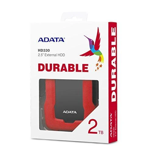 Išorinis kietasis diskas - Adata HD330 2000 GB Raudonas