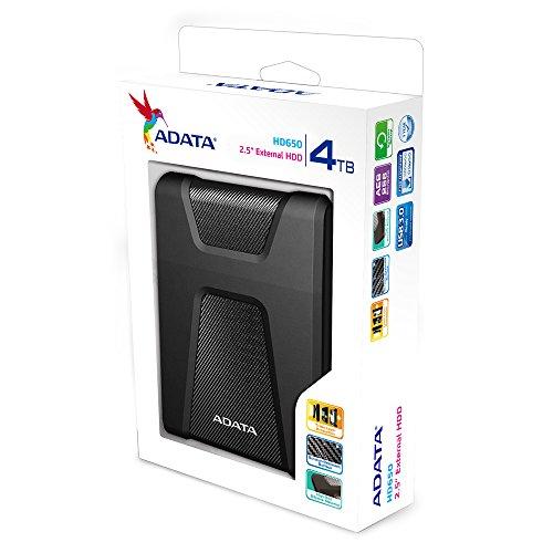 Išorinis kietasis diskas Adata HD650 4TB 2.5" Juodas 