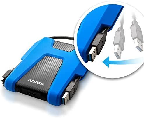 Kietasis diskas Išorinis diskas ADATA HDD HV680 1TB 2,5'' USB3.0 - mėlynas