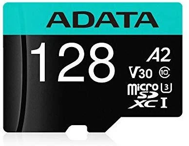 Atminties kortelė ADATA | Premier Pro | UHS-I U3 | 128 GB | micro SDXC | Flash atminties klasė 10 | su adapteriu