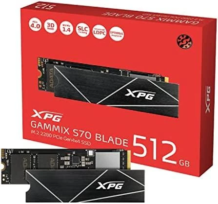 Kietasis diskas Adata XPG Gammix S70 Blade M.2 NVMe PCIe4x4 512GB