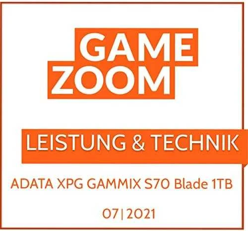 Kietasis diskas Adata XPG Gammix S70 Blade M.2 NVMe PCIe4x4, 1TB