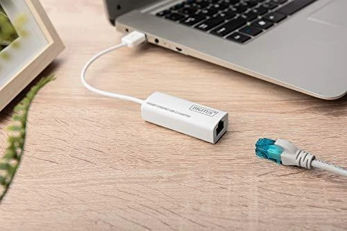 Assmann Electronic DIGITUS USB3.0 į Gigabit Ethernet adapteris RJ45 10/100/1000 Mbps baltas