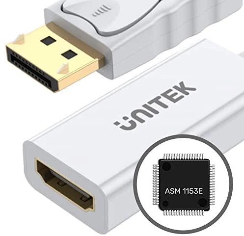 UNITEK Y-6332 Unitek adapteris DisplayPort prie HDMI F, 4K, Y-6332