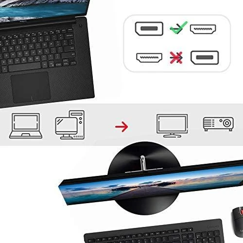 UNITEK Y-6332 Unitek adapteris DisplayPort prie HDMI F, 4K, Y-6332