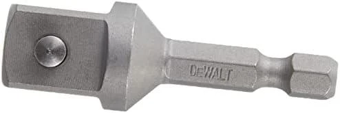DEWALT ADAPTER DO ZAKRĘTAREK UDAROWYCH 1/4" NA NASADKI 1/2"