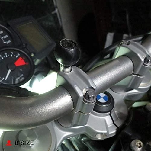 Ram Mounts RAM MOTOCIKLO PAGRINDAS W HOLE M8 VARŽTAS