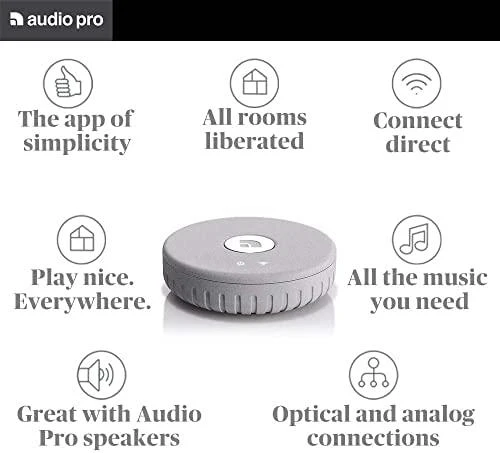 Audio Pro Link 1 Multiroom grotuvas, Šviesiai pilkas