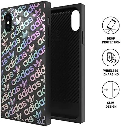DĖKLAS ADIDAS OR OR SQUARE LOGO IPHONE X/XS Juodas/MULTICOLOR