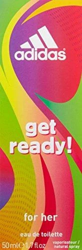 Adidas Get Ready! For Her EDT tualetinis vanduo moterims, 50 ml